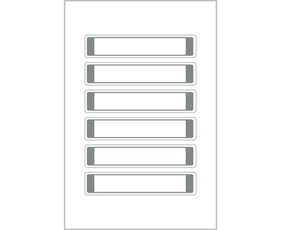 Этикетки самоламинирующиеся Living [62032] (17х85 мм) фотография 2