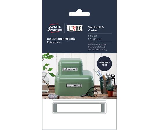 Этикетки самоламинирующиеся Living [62032] (17х85 мм) фотография 3