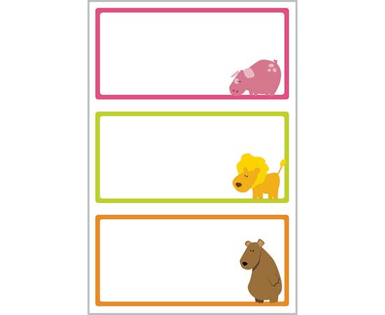 Этикетки самоклеящиеся Living [62036] для игровых контейнеров (97х47.5 мм) фотография 3