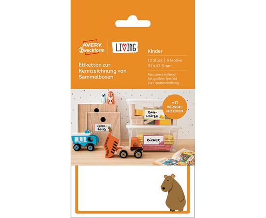 Этикетки самоклеящиеся Living [62036] для игровых контейнеров (97х47.5 мм) фотография 4