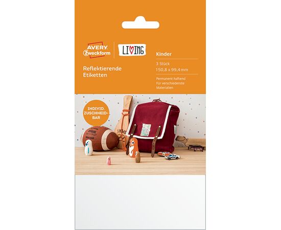 Отражающие этикетки Living [62037] (серебристые, 150.8x99.4 мм) фотография 3