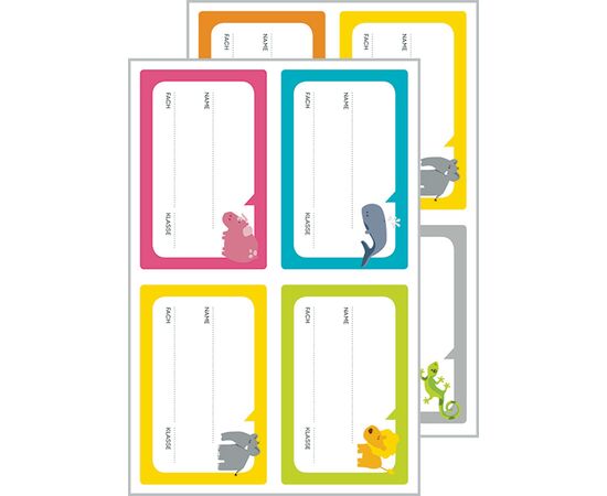 Этикетки самоклеящиеся Living [62038] для книг (47.5x73 мм) фотография 2