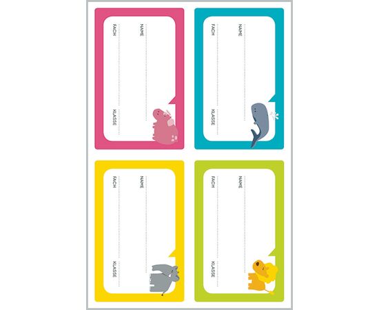 Этикетки самоклеящиеся Living [62038] для книг (47.5x73 мм) фотография 3