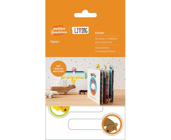 Закладки Living детские [62040] (28.4x69.5 мм) фотография 4