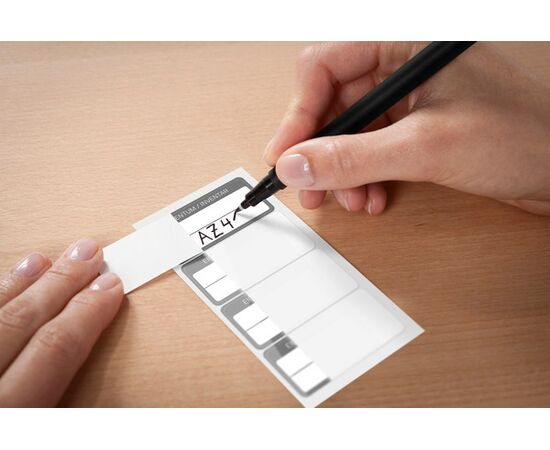 Самоламинирующиеся инвентарные этикетки [6903] (белые с черной рамкой, 60х30 мм) фотография 4Самоламинирующиеся инвентарные этикетки [6903] (белые с черной рамкой, 60х30 мм) фотография 5