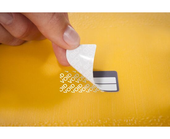 Инвентарные этикетки-пломбы [6923] (белые с черной рамкой, 50х20 мм) фотография 4