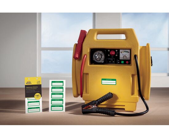 Инвентарные этикетки-пломбы [6926] (белые с зеленой рамкой, 50х20 мм) фотография 5