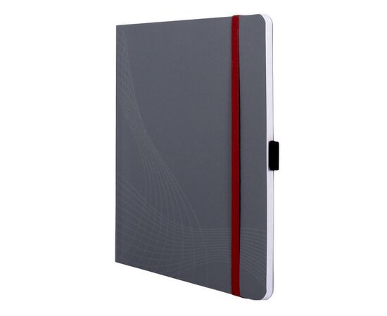 Блокнот Notizio [7018] в линейку (серый, А5, 80 листов) фотография 3