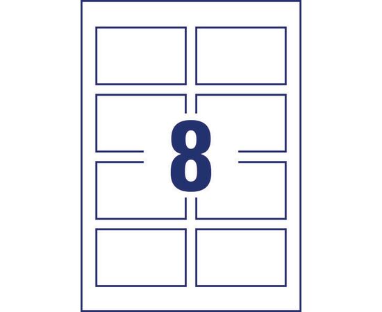 Визитные карточки Quick&Clean [C32015-10] двусторонние матовые (белые, 260 г/м², 85х54 мм) фотография 2