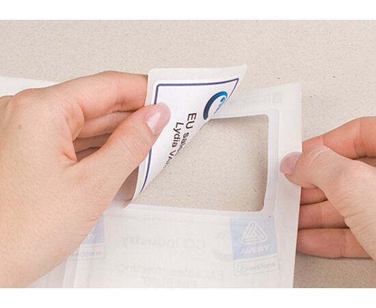 Самоклеящиеся бейджи [J4798-20] из мягкого полиэстера для струйных принтеров (белые, 80x30 мм) фотография 4