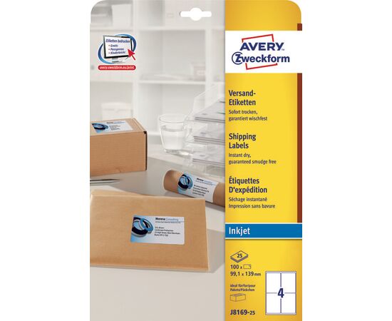 Этикетки [J8169-25] для почтовых отправлений (99.1x139 мм) фотография 3