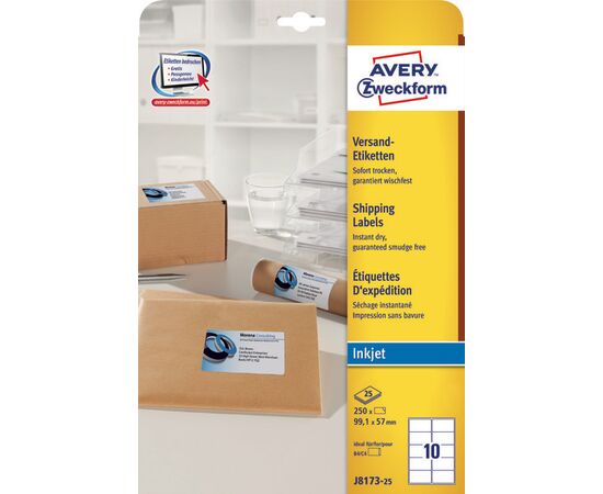 Этикетки [J8173-25] для почтовых отправлений (99.1x57 мм) фотография 3