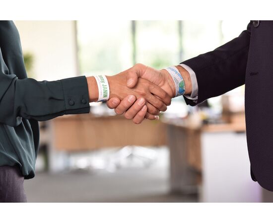 Браслеты [L4000-10] самоклеящиеся (белые, 265х18 мм) фотография 6