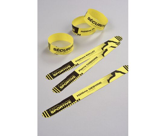 Браслеты [L4001-10] самоклеящиеся (желтые, 265х18 мм) фотография 5