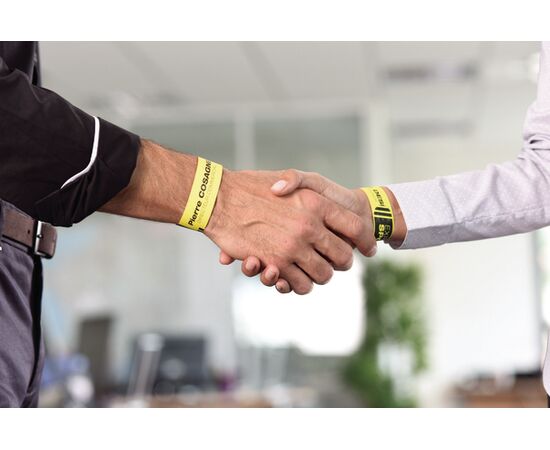 Браслеты [L4001-10] самоклеящиеся (желтые, 265х18 мм) фотография 6