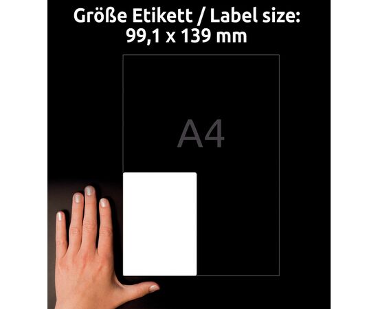 Этикетки самоклеящиеся удаляемые [L4733REV-25] (99.1x139 мм) фотография 5