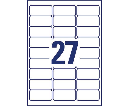 Этикетки самоклеящиеся удаляемые [L4737REV-25] (63.5x29.6 мм) фотография 2