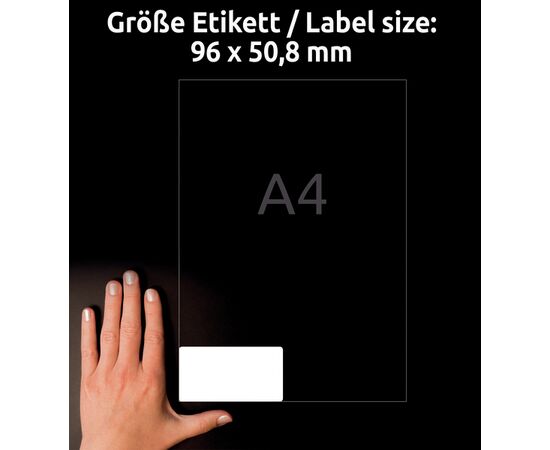 Этикетки самоклеящиеся удаляемые [L4744REV-25] (96x50.8 мм) фотография 5