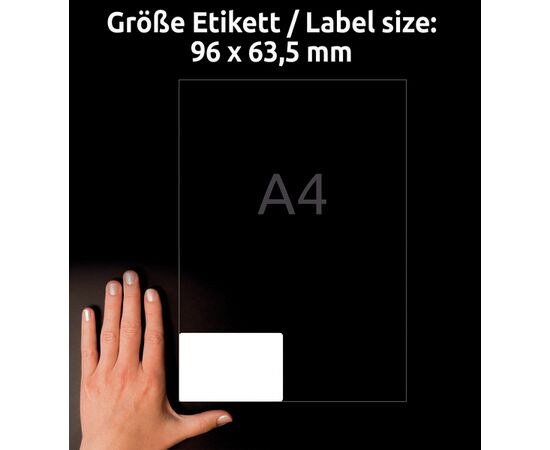 Этикетки самоклеящиеся удаляемые [L4745REV-25] (96x63.5 мм) фотография 5