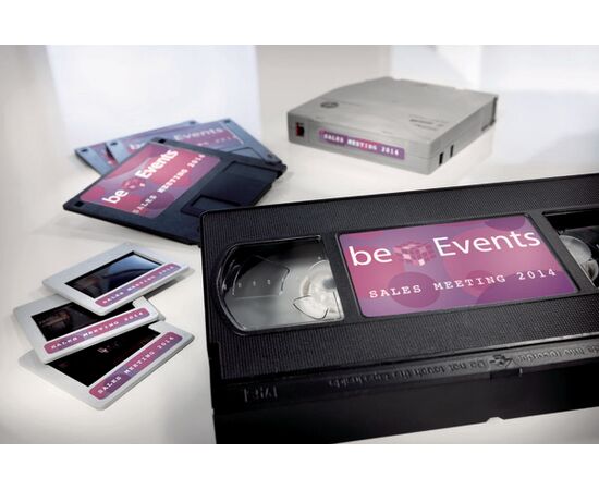 Удаляемые этикетки [L4746REV-25] для видеокассет (белые, 147.3x20 мм) фотография 4