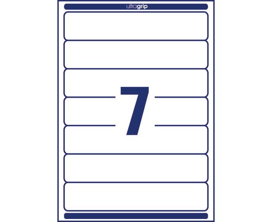 Самоклеящиеся удаляемые этикетки [L4760REV-20] для узких папок (белые, 38x192 мм) фотография 2