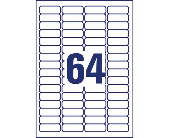 Этикетки самоклеящиеся удаляемые [L6021REV-25] (45.7x16.9 мм) фотография 2