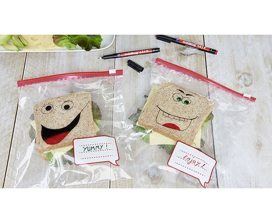 Маркер EDDING для глянцевых поверхностей [E-141/4S] (4 цвета, 0.6 мм) фотография 5