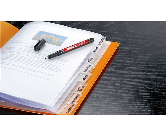 Маркер перманентный EDDING для глянцевых поверхностей [E-141/3] (синий, 0.6 мм) фотография 8