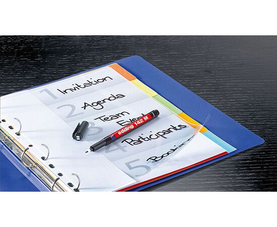 Набор маркеров EDDING для глянцевых поверхностей [E-142/4S] (4 цвета, 1 мм) фотография 3