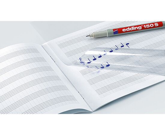 Стираемый маркер EDDING для глянцевых поверхностей [E-150/1] (черный, 0.3 мм) фотография 1