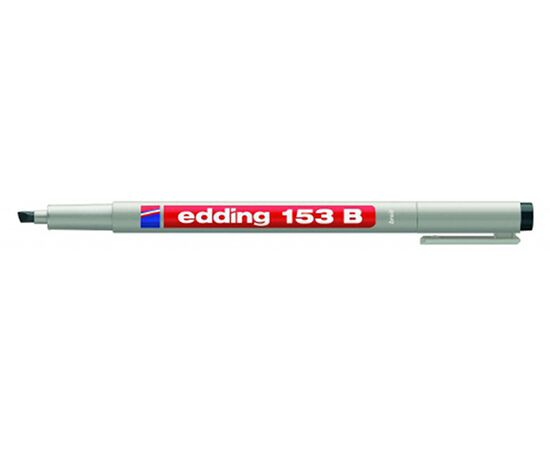Стираемый маркер EDDING для глянцевых поверхностей [E-153/1] (черный, 1-3 мм)