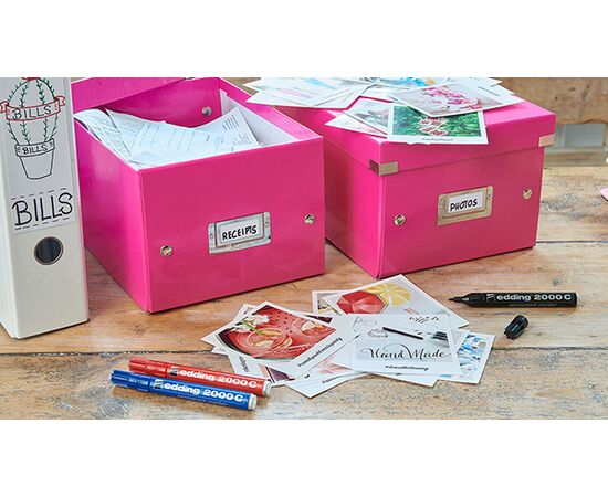 Маркер перманентный EDDING [E-2000C/1] (черный, 1.5-3 мм, металлический корпус) фотография 5