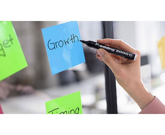 Маркер перманентный EDDING [E-2000C/2] (красный, 1.5-3 мм, металлический корпус) фотография 6