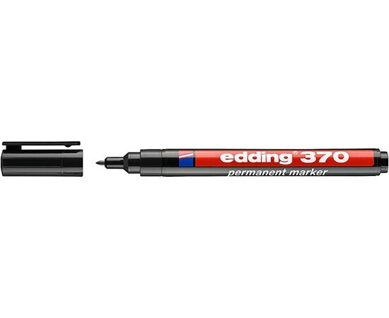 Маркер перманентный EDDING [E-370/1] (черный, 1 мм, круглый наконечник) фотография 1