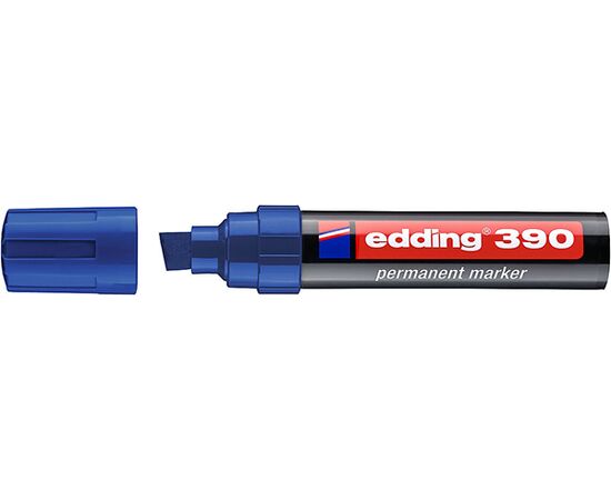Маркер перманентный EDDING [E-390/3] (синий, 4-12 мм, скошенный наконечник) фотография 1