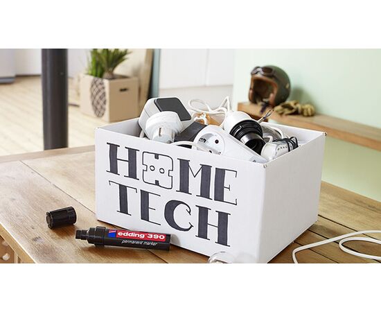 Маркер перманентный EDDING [E-390/3] (синий, 4-12 мм, скошенный наконечник) фотография 3