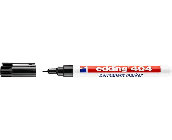 Маркер перманентный EDDING [E-404/1] (черный, 0.75 мм, круглый наконечник) фотография 1
