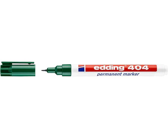 Маркер перманентный EDDING [E-404/4] (зелёный, 0.75 мм, круглый наконечник) фотография 1