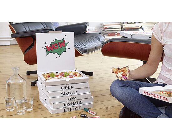 Маркер перманентный EDDING [E-500/1] (черный, 2-7 мм, скошенный наконечник) фотография 4