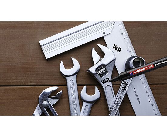 Маркер лаковый пеинт EDDING [E-790/53] (золотой, 2-3 мм, пластиковый корпус) фотография 2