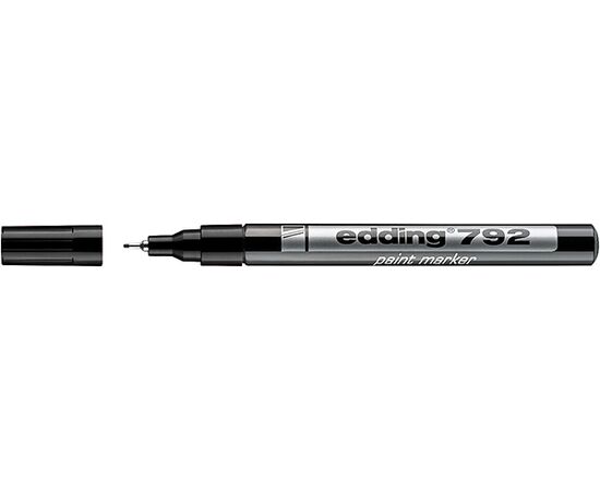Маркер лаковый пеинт EDDING [E-792/1] (черный, 0.8 мм, пластиковый корпус) фотография 1