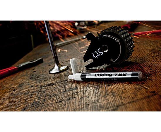 Маркер лаковый пеинт EDDING [E-792/1] (черный, 0.8 мм, пластиковый корпус) фотография 2