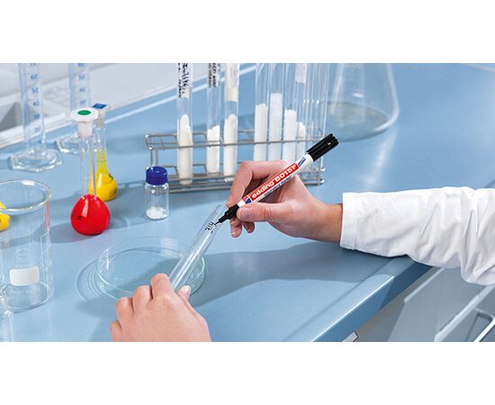 Маркер перманентный лабораторный EDDING E-8015 F (черный, 0,75 мм, 10 штук) фотография 7 Маркер перманентный лабораторный EDDING E-8015 F (черный, 0,75 мм, 10 штук) фотография 7