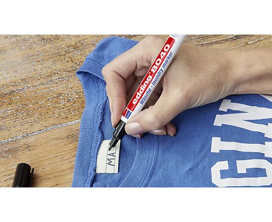 Маркер EDDING для белья [E-8040/1] (черный, 1 мм) фотография 2