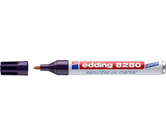 Маркер ультрафиолетовый EDDING [E-8280] (1.5-3 мм, круглый наконечник) фотография 1