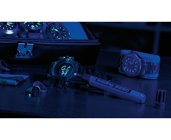 Маркер ультрафиолетовый EDDING [E-8280] (1.5-3 мм, круглый наконечник) фотография 3