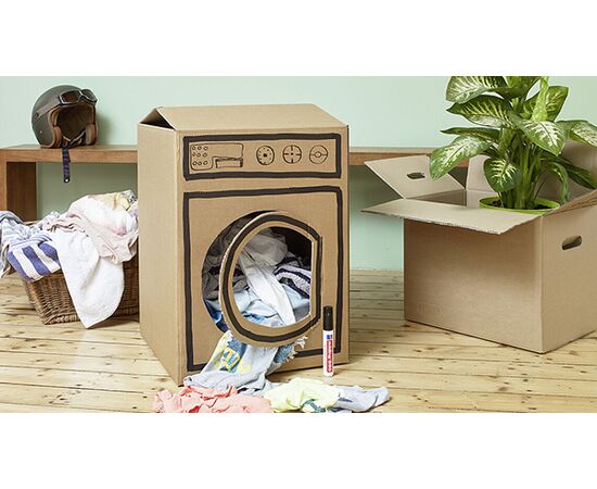 Маркер перманентный EDDING [E-850/1] (черный, 5-16 мм, клиновидный наконечник) фотография 2