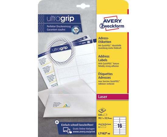 Адресные этикетки быстрого отклеивания [L7162-40] (99.1x33.9 мм, QP) фотография 3