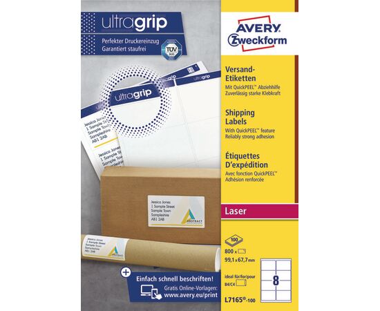 Непросвечивающиеся этикетки [L7165-100] для отправок BlockOut (99.1x67.7 мм, QP) фотография 3