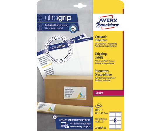 Непросвечивающиеся этикетки [L7165-40] для отправок BlockOut (99.1x67.7 мм, QP) фотография 3